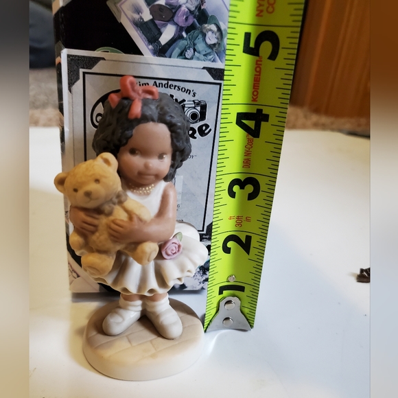 Enesco Art Vintage Kim Anderson Girl With Teddybear Figurine Poshmark